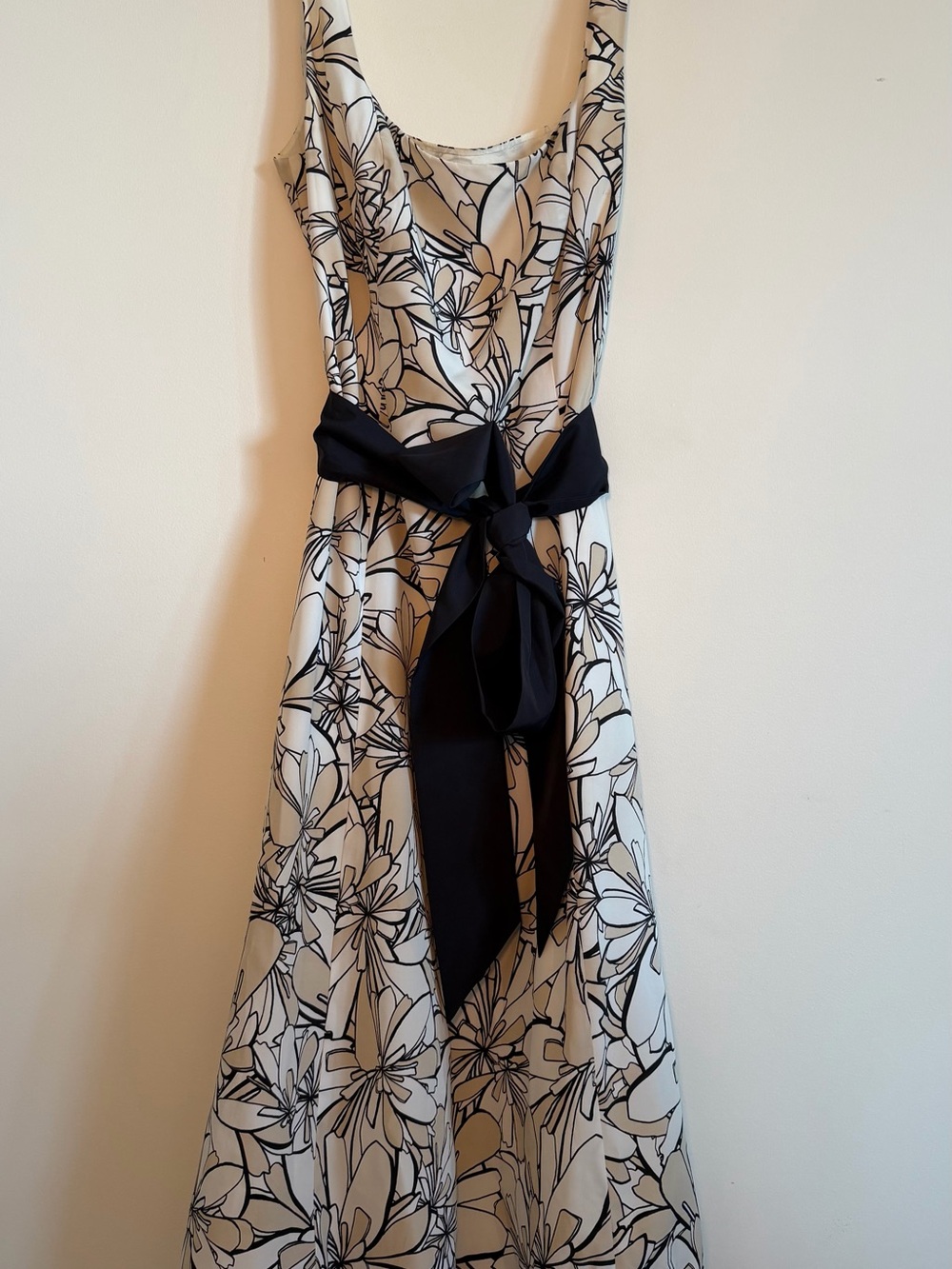Debut Floral Midi Dress with Sash